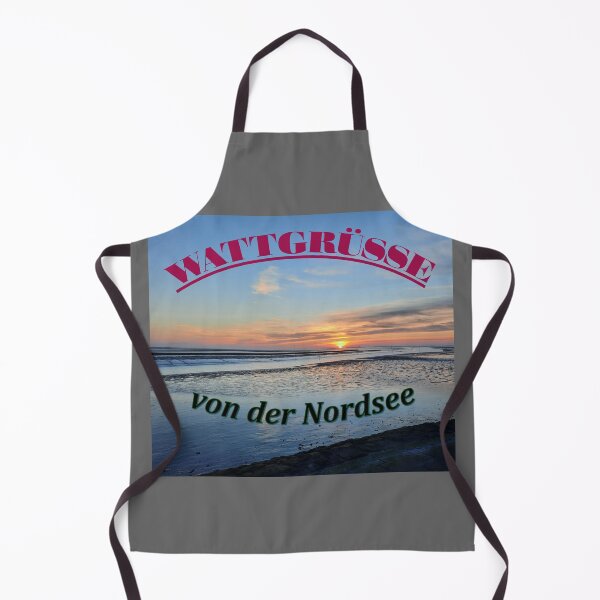 Item preview, Art by Mike Photography Photo on the North Sea beach Sunset Watt greetings designed and sold by allartbymike.