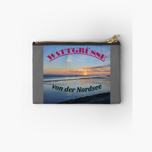 Item preview, Art by Mike Photography Photo on the North Sea beach Sunset Watt greetings designed and sold by allartbymike.