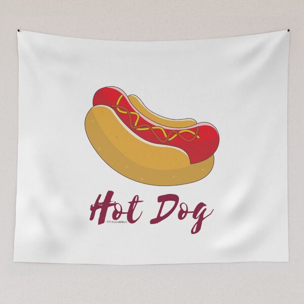 Item preview, Hot Dog lil hot dog designed and sold by giddygoldfinch.