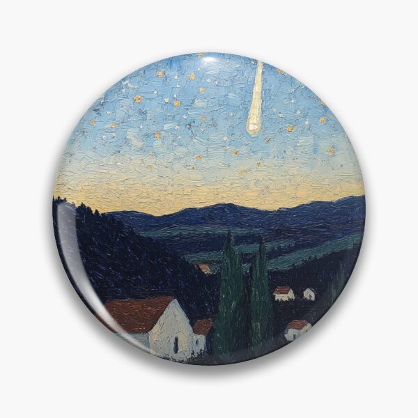 Item preview, Meteor shower | Post-impressionist painting style designed and sold by ComicsFactory.