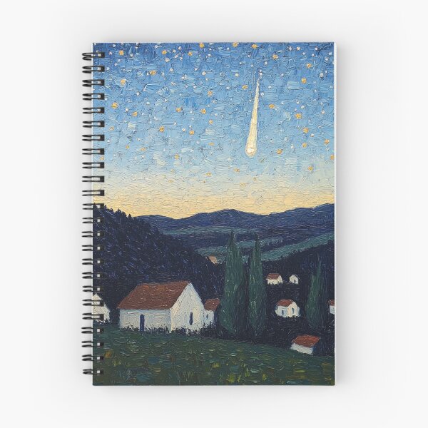 Item preview, Meteor shower | Post-impressionist painting style designed and sold by ComicsFactory.