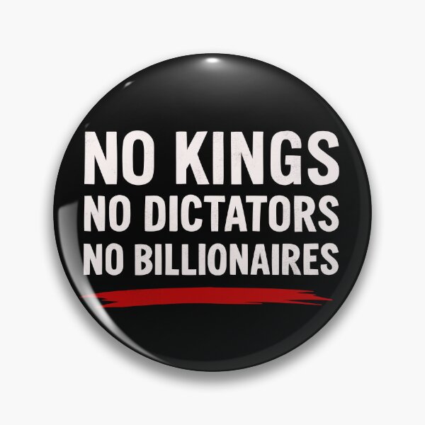 Item preview, No Kings No Dictators No Billionaires designed and sold by byebyesally.