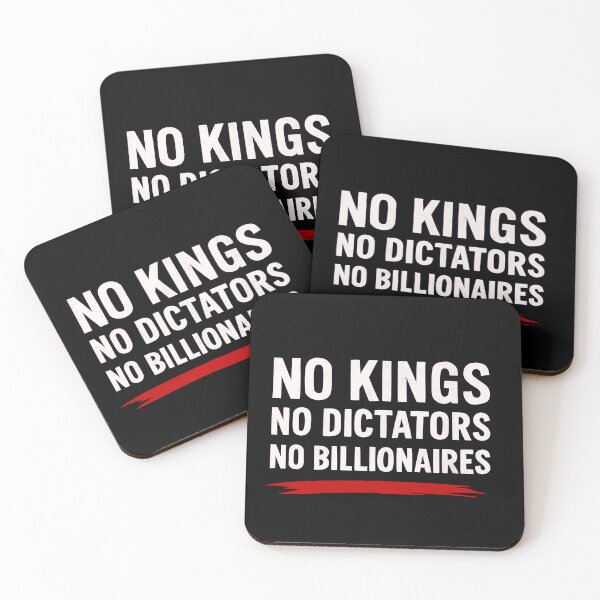 Item preview, No Kings No Dictators No Billionaires designed and sold by byebyesally.