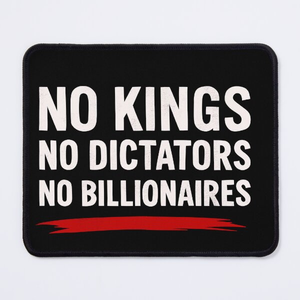 Item preview, No Kings No Dictators No Billionaires designed and sold by byebyesally.