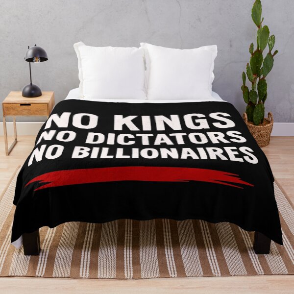 Item preview, No Kings No Dictators No Billionaires designed and sold by byebyesally.