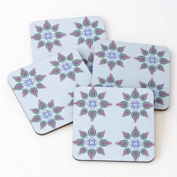 Item preview, Ottoman Tulip Motif Pattern – Traditional Turkish Art Design designed and sold by tarzbol.