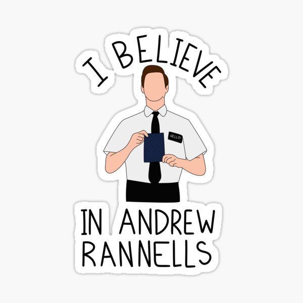Item preview, I Believe in Andrew Rannells designed and sold by byebyesally.
