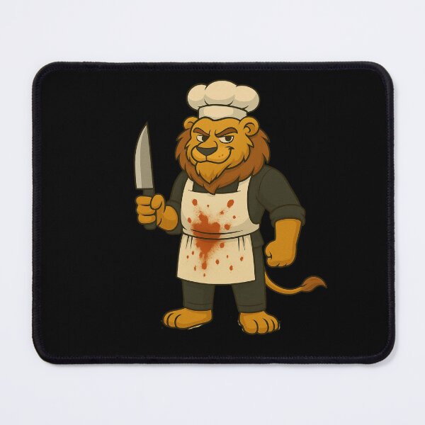 Item preview, Pour Decisions - Tony Stromboli holding his chef knife designed and sold by A Sinister Sly.