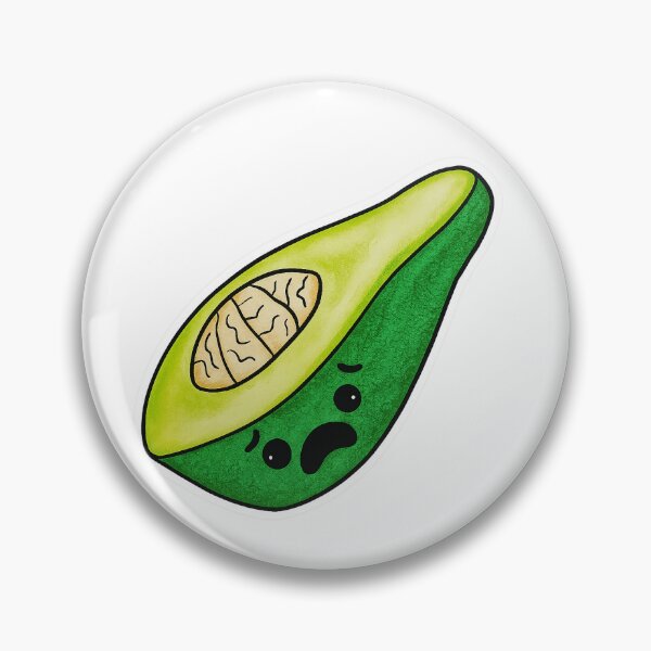Item preview, Panicked Avocado with Brain Pit designed and sold by charliebarly.