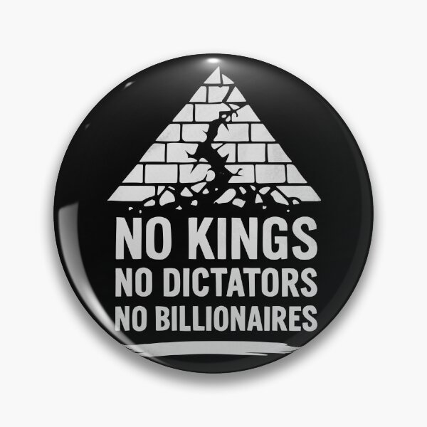 Item preview, No Kings No Dictators No Billionaires (Pyramid Collapse) designed and sold by byebyesally.