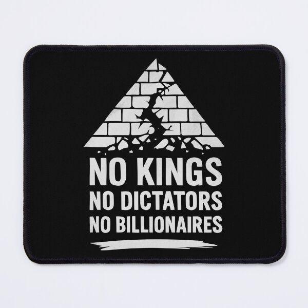 Item preview, No Kings No Dictators No Billionaires (Pyramid Collapse) designed and sold by byebyesally.