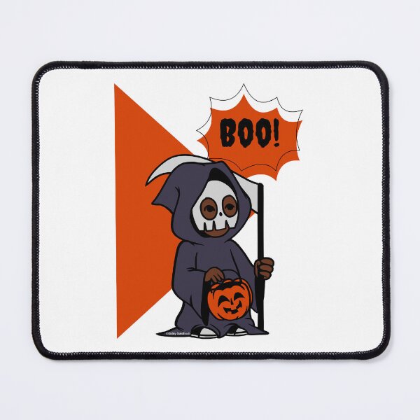 Item preview, Halloween Ghost Grim Reaper Boo! designed and sold by giddygoldfinch.
