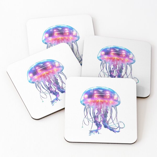 Item preview,  Neon Bioluminescent Jellyfish designed and sold by MiraLumeStudio.
