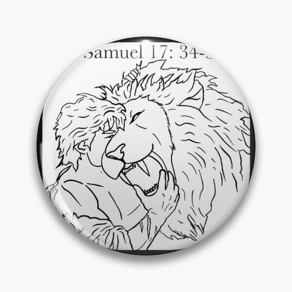 Item preview, David and the Lion (White) designed and sold by MassMovesMass.