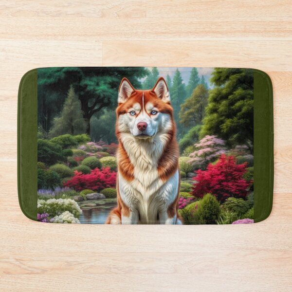 Item preview, Roxie Siberian Husky Dog Portrait Painting designed and sold by Heart and Soul Studio.