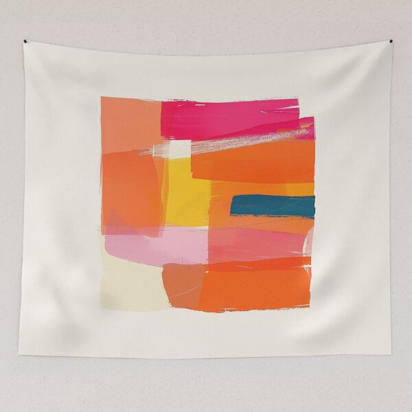 Item preview, Vibrant Abstract Color Blocks – Modern Geometric Painting designed and sold by Patricks-Art.