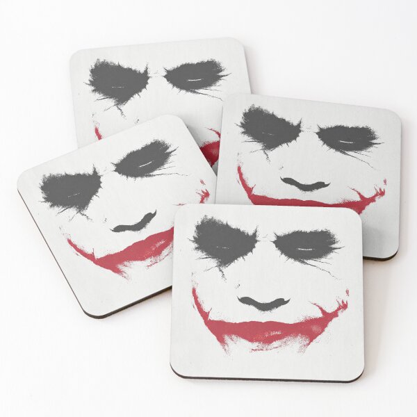 Item preview, Minimalist Joker Face Art – Dark Knight Inspired Poster designed and sold by Patricks-Art.
