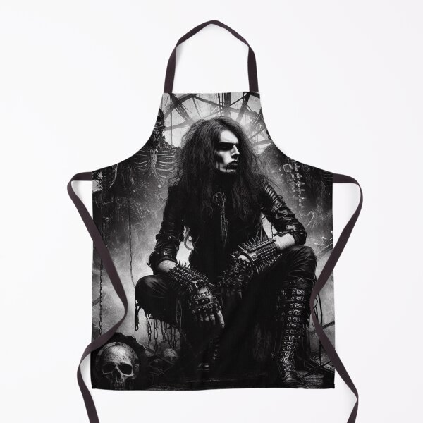 Item preview, Black Metal Rocker Art designed and sold by TheDarkWardrobe.