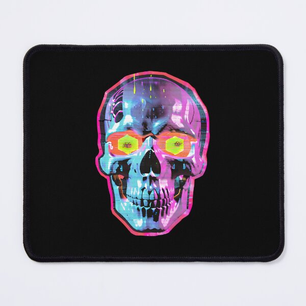 Item preview, Embrace the Chaos – Neon Skull designed and sold by meaowclub.