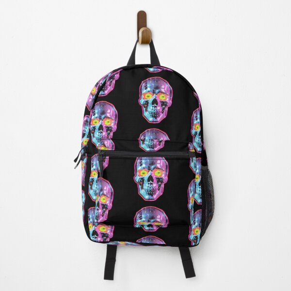 Item preview, Embrace the Chaos – Neon Skull designed and sold by meaowclub.