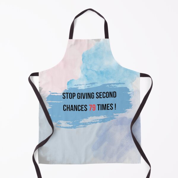 Item preview, "Stop Giving Second Chances" designed and sold by ElinorVania.