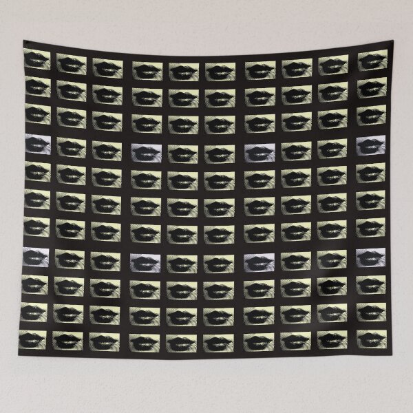Item preview, Black and white lips designed and sold by MaPerle.