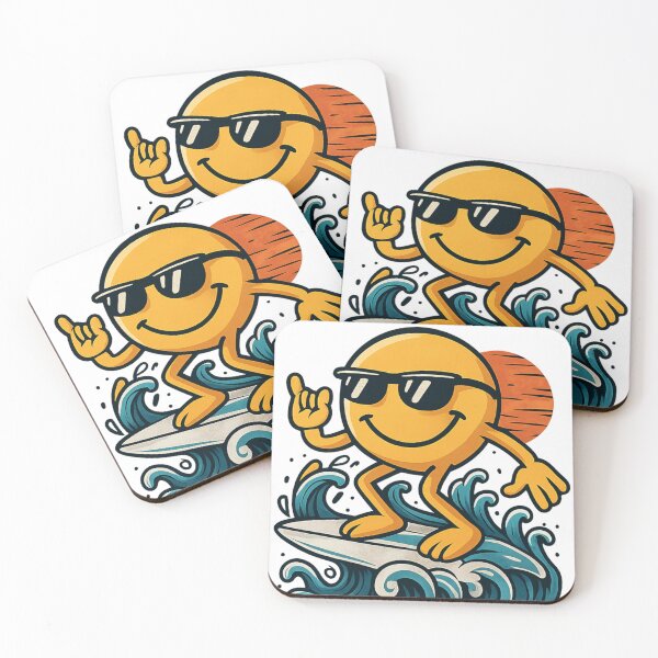 Item preview, Surfing sun on the waves designed and sold by PrismaticCraft.
