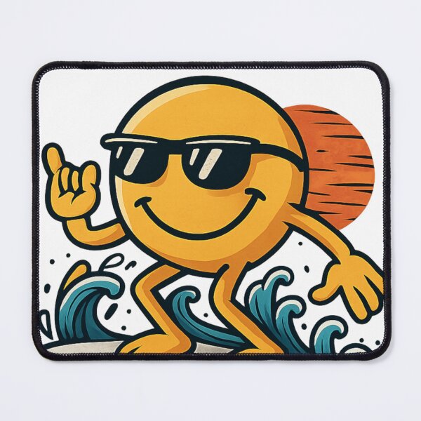 Item preview, Surfing sun on the waves designed and sold by PrismaticCraft.