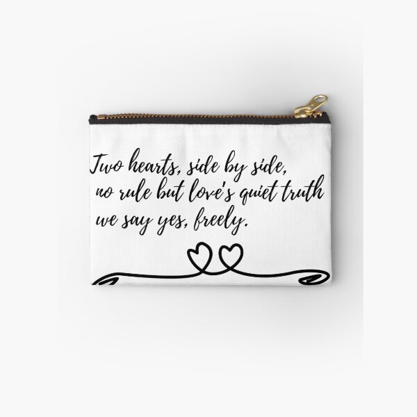 Item preview, Two Hearts Say Yes Freely in Black designed and sold by Content by Steph.