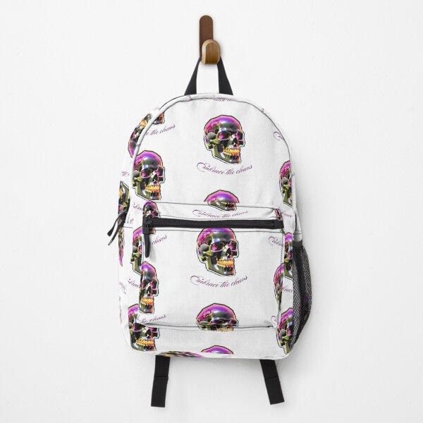 Item preview, Embrace the Chaos – Neon Skull designed and sold by meaowclub.