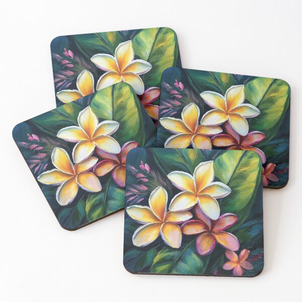 Item preview, Colorful Plumeria Tree designed and sold by J Marielle Designs.