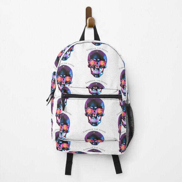 Item preview, Embrace the Chaos – Neon Skull designed and sold by meaowclub.