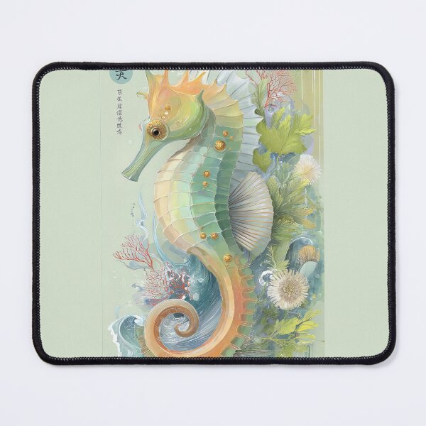 Item preview, Pastel Seahorse: An Ethereal Bloom designed and sold by bloorose.