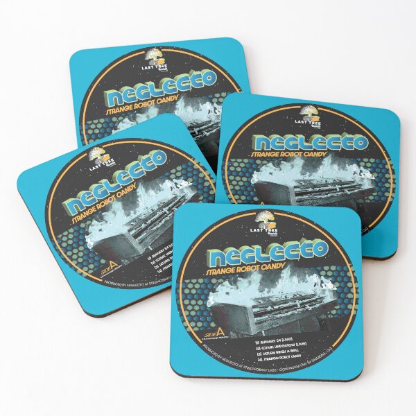 Item preview, Neglecto Vinyl Album Art - Strange Robot Candy designed and sold by Prankly.