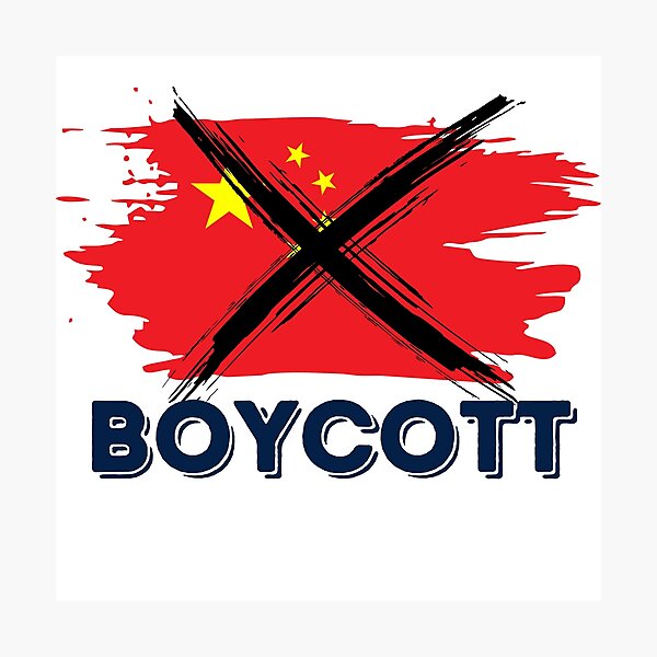 Item preview, Boycott China designed and sold by Red-forever.