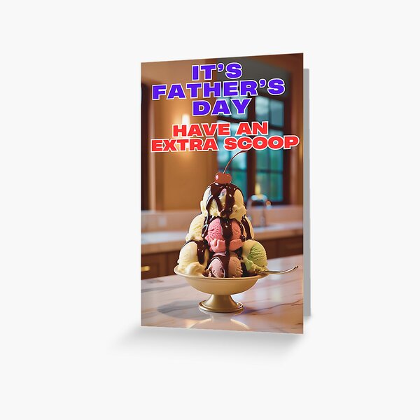 Item preview, Father's day ice cream designed and sold by Fizzbin999.