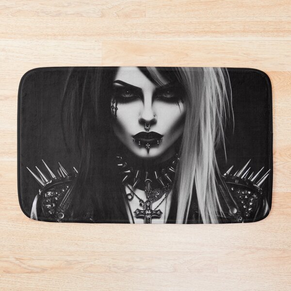 Item preview, Black Metal Rocker Art designed and sold by TheDarkWardrobe.