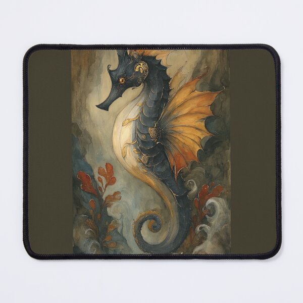 Item preview, Shadowed Majesty: A Gilded Seahorse designed and sold by bloorose.