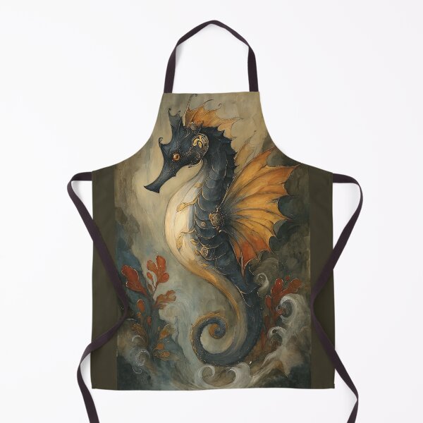 Item preview, Shadowed Majesty: A Gilded Seahorse designed and sold by bloorose.