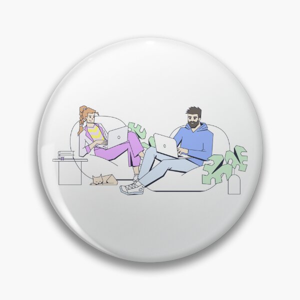 Artikelvorschau, Computerzeit und Chill entworfen und verkauft von WokeBespoke.