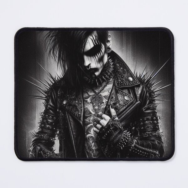 Item preview, Black Metal Rocker Art designed and sold by TheDarkWardrobe.