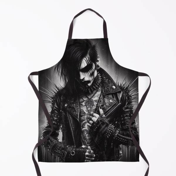 Item preview, Black Metal Rocker Art designed and sold by TheDarkWardrobe.