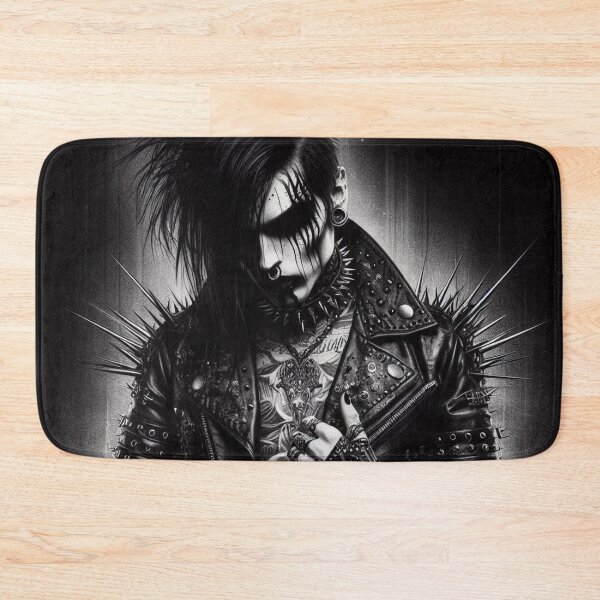 Item preview, Black Metal Rocker Art designed and sold by TheDarkWardrobe.
