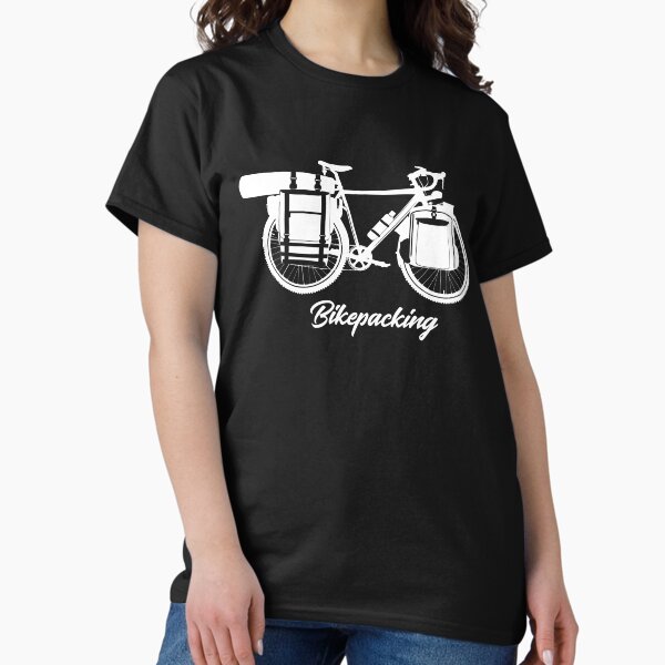 Item preview, Bikepacking Adventure Design – Explore More, Travel Light – Cycling Gift for Bikepackers, Campers & Gravel Riders designed and sold by BMLprint ⭐⭐⭐⭐⭐.
