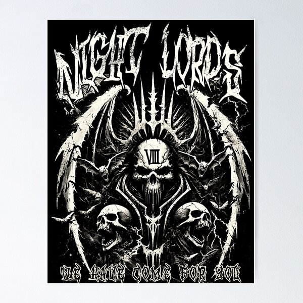 Item preview, The Lords of Night - Black Metal v.3 designed and sold by RebusArts.
