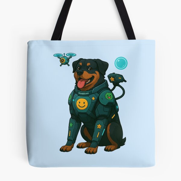 Artikelvorschau, Cyberpunk-Schutzhund – Rottweiler entworfen und verkauft von Patternicity.