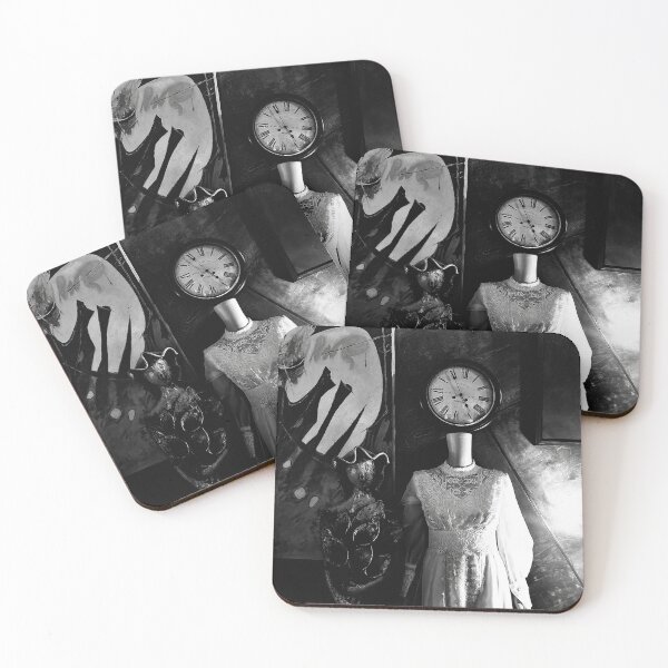 Item preview, Black and White Clock Woman Photography designed and sold by REUP50mm.