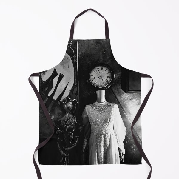 Item preview, Black and White Clock Woman Photography designed and sold by REUP50mm.
