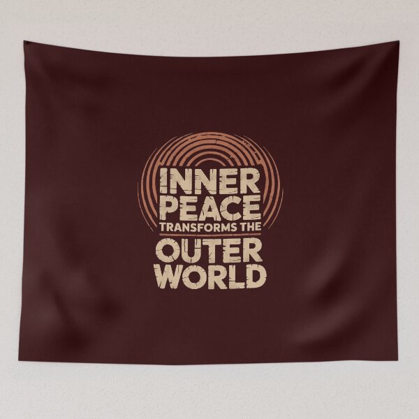 Item preview, Inner peace transforms the outer world designed and sold by La Maga.