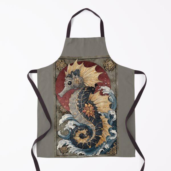 Item preview, Shadowed Majesty: A Gilded Seahorse designed and sold by bloorose.